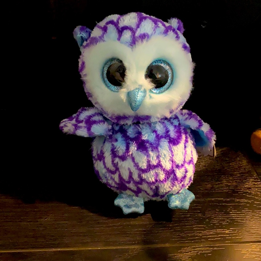 TY Beanie Boo “Oscar” the Blue Owl (6 inch